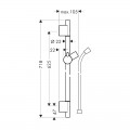 Штанга для душу Hansgrohe Unica S Puro 28632670 - Фото 1